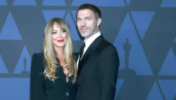 Maryse and Travis Knight at the Governors Awards in LA in 2019. Picture: Kay Blake/ZUMA Wire