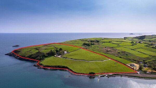 Half of a West Cork headland and a derelict farmhouse near Glandore can be yours for €1m